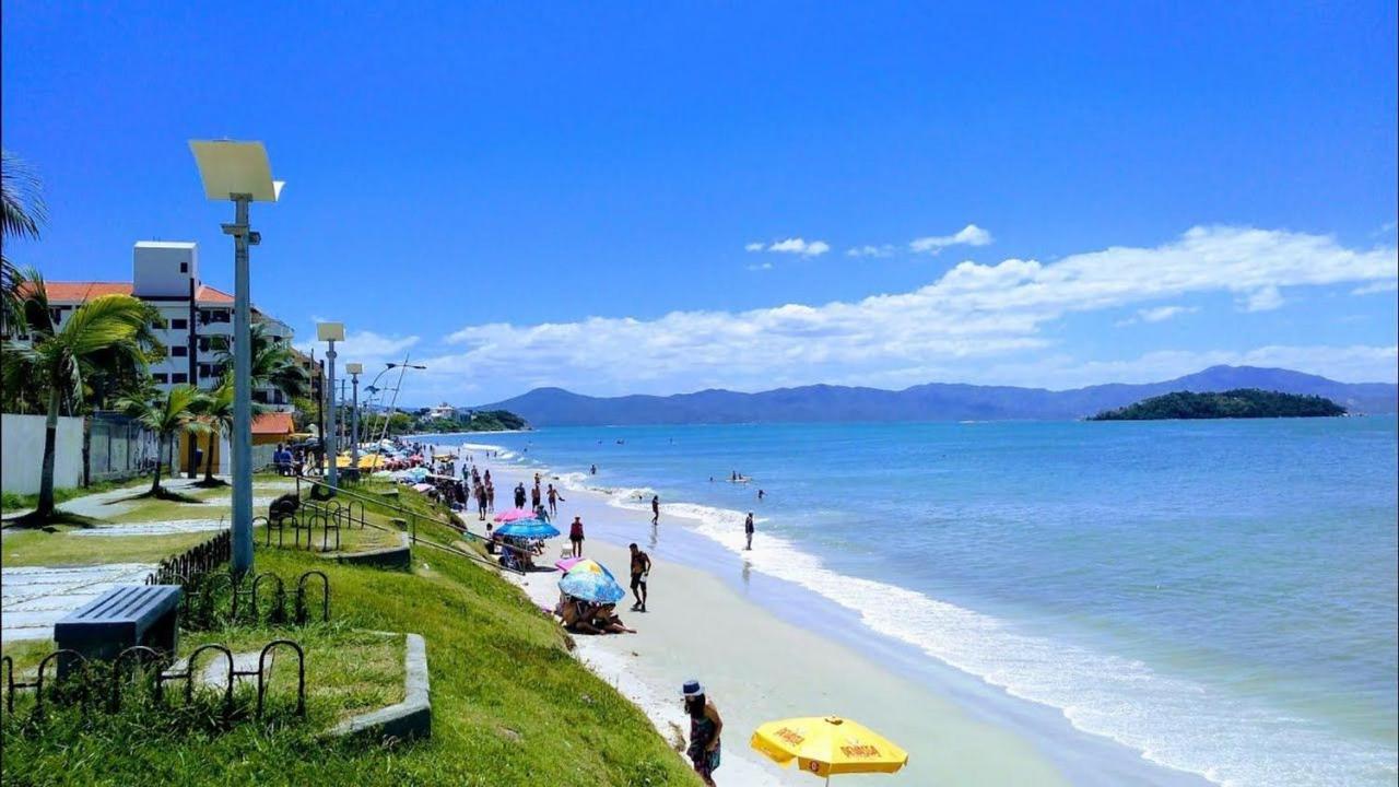 Apartamento Com Vista Do Mar Em Residencial Com Piscina Florianópolis Exterior foto