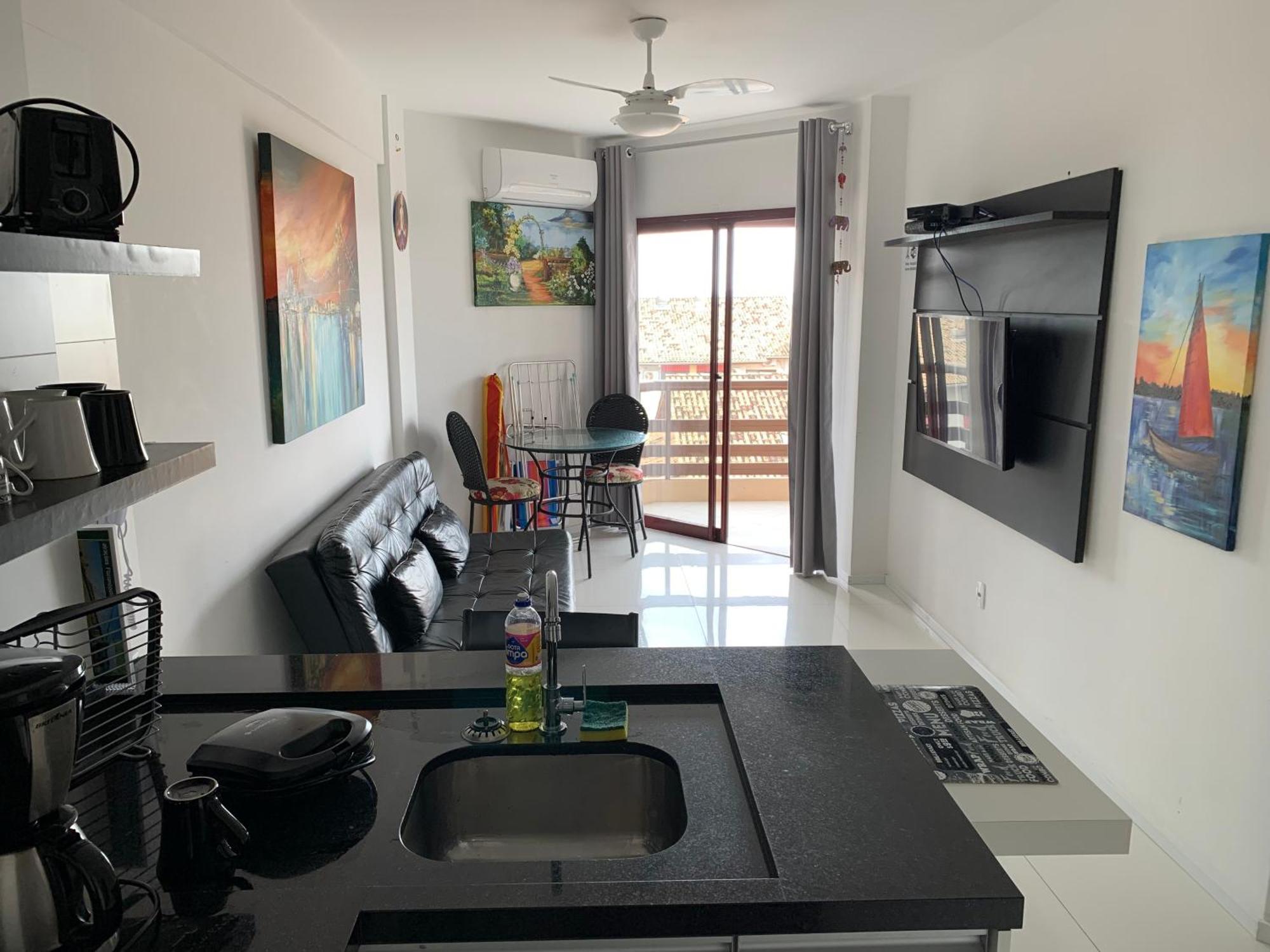 Apartamento Com Vista Do Mar Em Residencial Com Piscina Florianópolis Exterior foto