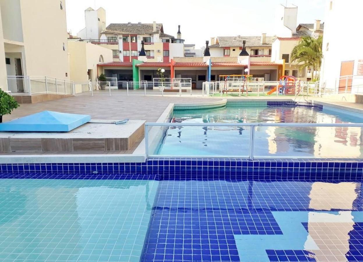 Apartamento Com Vista Do Mar Em Residencial Com Piscina Florianópolis Exterior foto